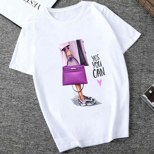 

summer women ladies tshirts fashion printed tees harajuku female t shirt short sleeves kawaii streetwear shirts, White