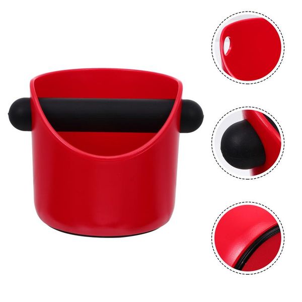 

storage bottles & jars 1pc coffee grounds dump bin maker disposal box for cafe
