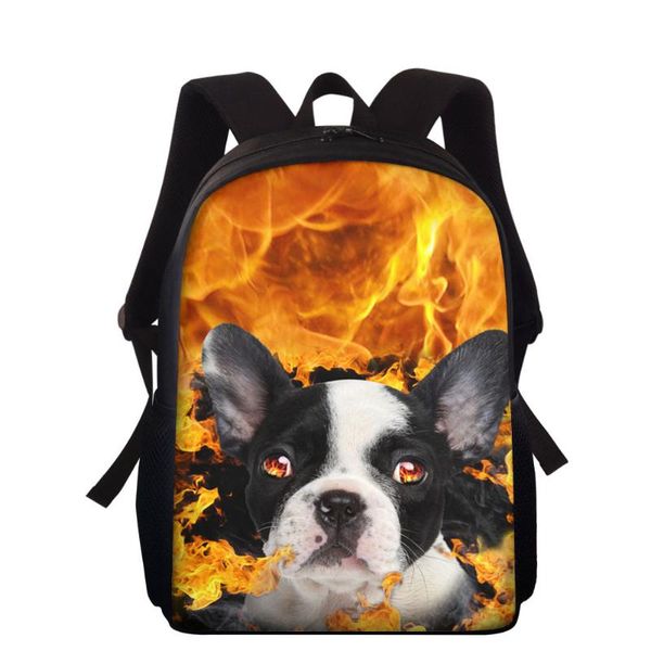 

wolf cat dog 3d print waterproof oxford backpack large capacity 15.6-inch lapbag kid casual school bags rucksack
