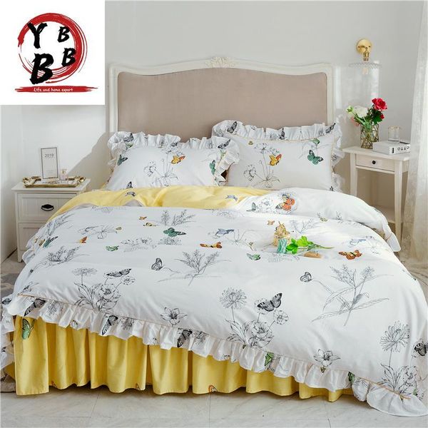 

bedding sets white leaves flower set duvet cover comforter case  king twin size romantic bed luxury quilt