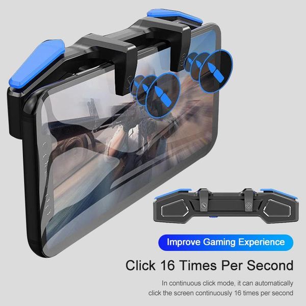 

new mobile gaming controller capacitance pulse pubg gamepad for android plug and play game trigger joystick grip