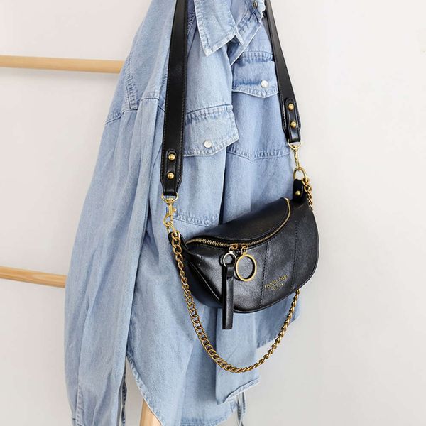 

hbp luxury designernet red same color chain small moon armpit makaron crocodile pattern fairy bag