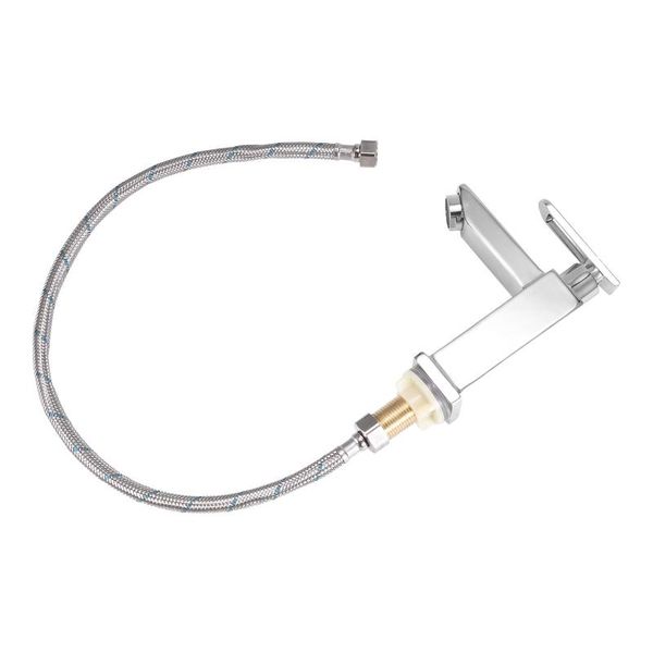 

bathroom sink faucets basin faucet cold water tap stainless steel saving easy to use with inlet pipe for home washroom