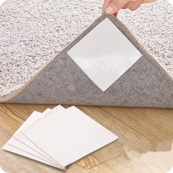 

4pcs non-woven carpet anti-skid fixed stickers multi-purpose anti-skid double-sided adhesive