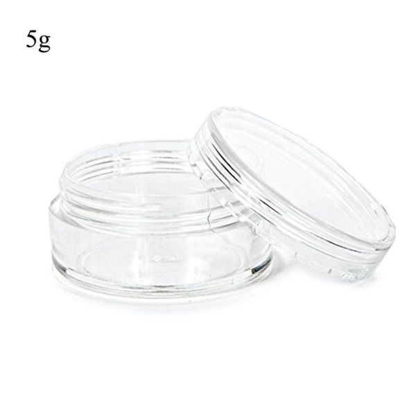 

20pcs 5g cream jar plastic mini 5ml cosmetic empty container pot small sample bottle sub-bottling vial