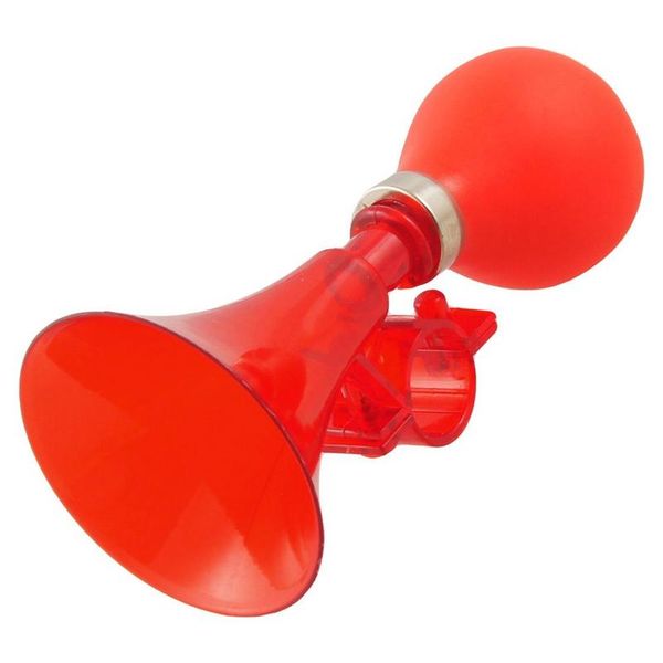 

bike horns 22mm dia handlebar bicycle plastic air horn trumpet red