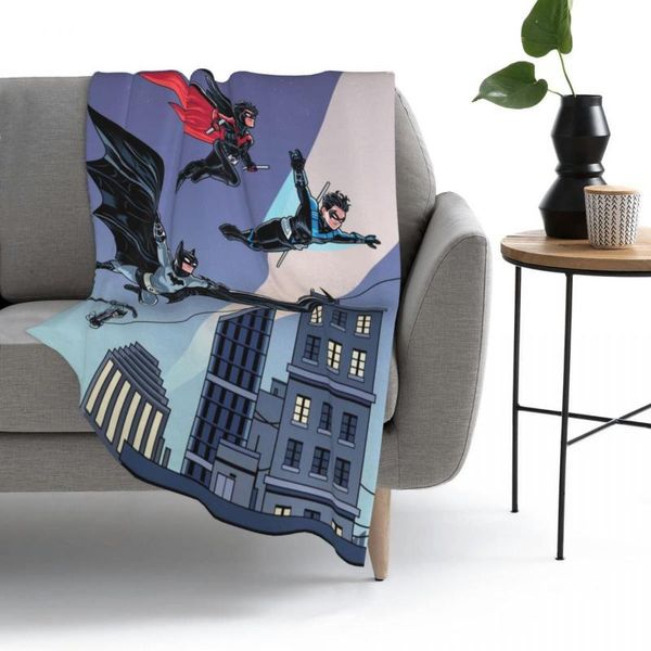 

blankets batfam forever blanket fleece multi-function throw sofa for home bedroom office throws bedspread quilt