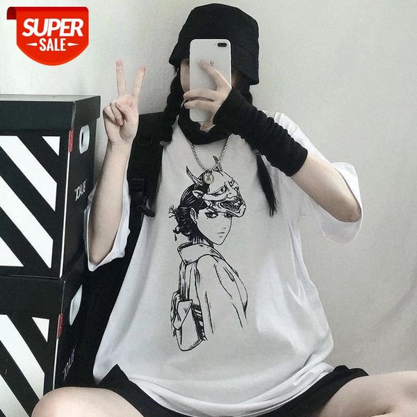 

t-shirt women 2020 summer new korean ins harajuku style street dark bottoming shirt student loose short-sleeved tshirt tide #7g20, White