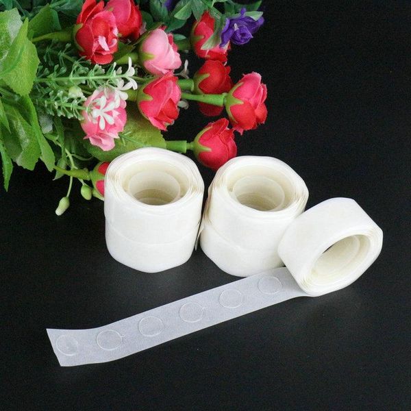 

party decoration 1 roll 100pcs non-marking transparent double-sided balloon dispensing wedding birthday glue dot sticker