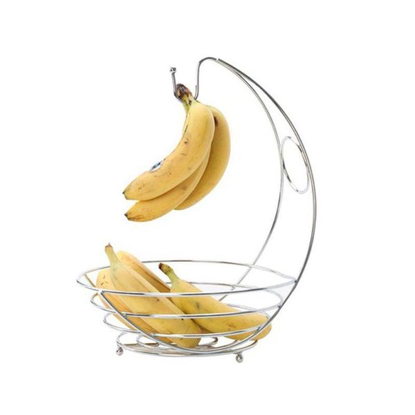 

hanging baskets european fashion home kitchen iron wire metal storage fruit rack modern design household food container tool