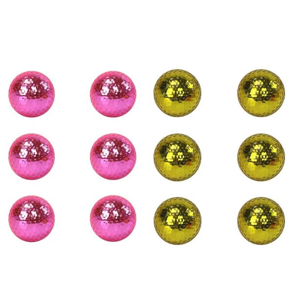 

golf balls 6pcs premium dual-layer ball match tournament equipment for practice play golfer gift