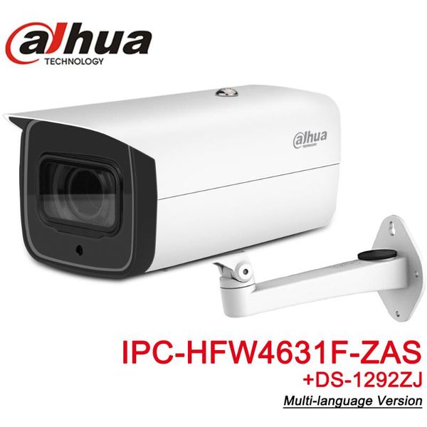 

cameras dahua ipc-hfw4631f-zas 6mp ip camera 5x zoom 2.7~13.5mm auto focus 60m ir sd card slot audio in/out alarm port ip67 ik10