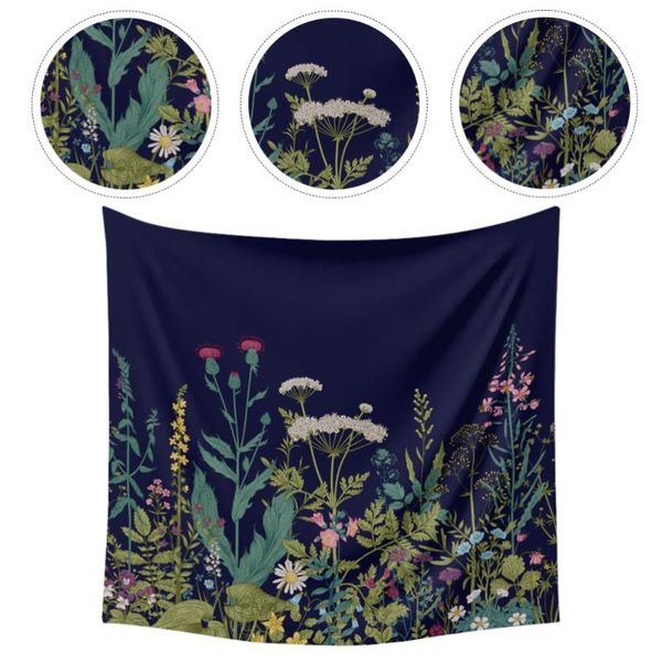 

tapestries 1pc home wall hanging tapestry art decoration floral background cloth