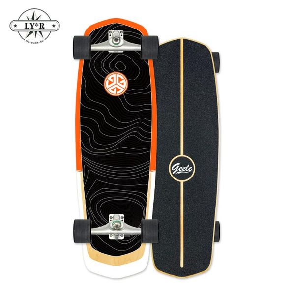 

cx4 land surfboard beginner surfboard exercise brush street big fish board walking skateboard longboard penny board for beginner