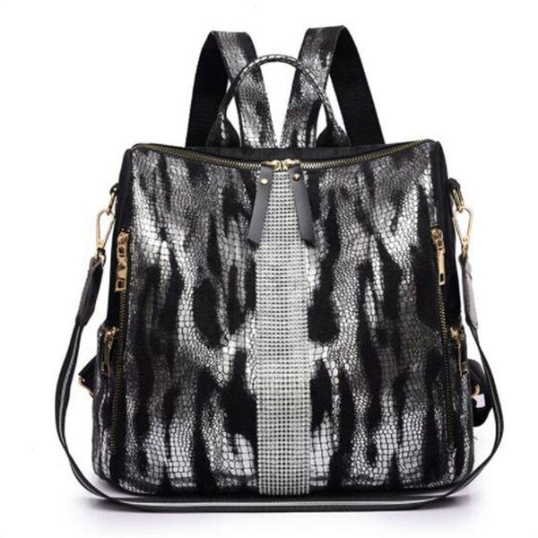 

outdoor bags fashion backpack tiger pattern women backpacks waterproof shoulder bag for oxford cloth school teenager girls