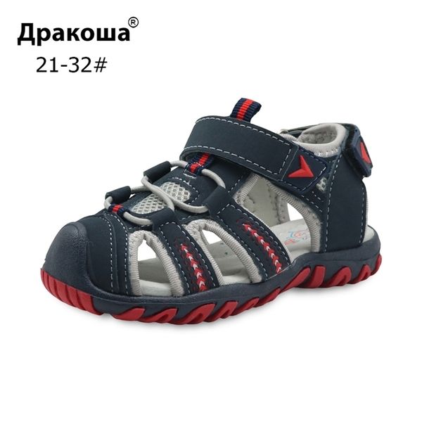 Apakowa Sandali estivi Ragazzi New Fashion Sandali sportivi per bambini Arch Support Sandali da spiaggia per bambini antiscivolo per scarpe per bambini 210312