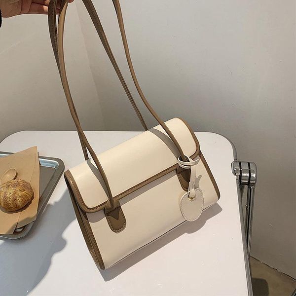 

cross body fashion contrast color temperament bag women 2021 high-quality one-shoulder messenger casual luxury underarm tote