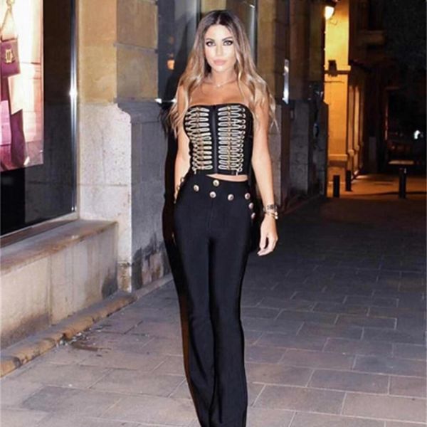 

black celebrity red two pieces bodycon rayon band night club set wdsf