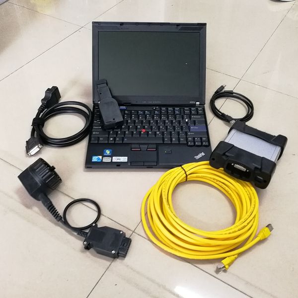 Autoreparaturwerkzeug OBD2 Diagnosescanner Icom Next A2 für BMW 1 TB HDD Gebrauchter Laptop-Computer x201 I7 8G V05.2024 So/FT-Ware