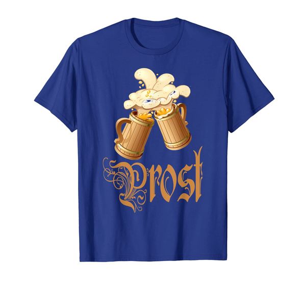 

prost cheers german beer oktoberfest tshirt vintage drinking, White;black