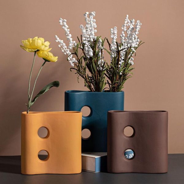 

vases nordic irregular decorative ceramic hand-made morandi color wedding holiday home decoration ornaments indoor furnishings