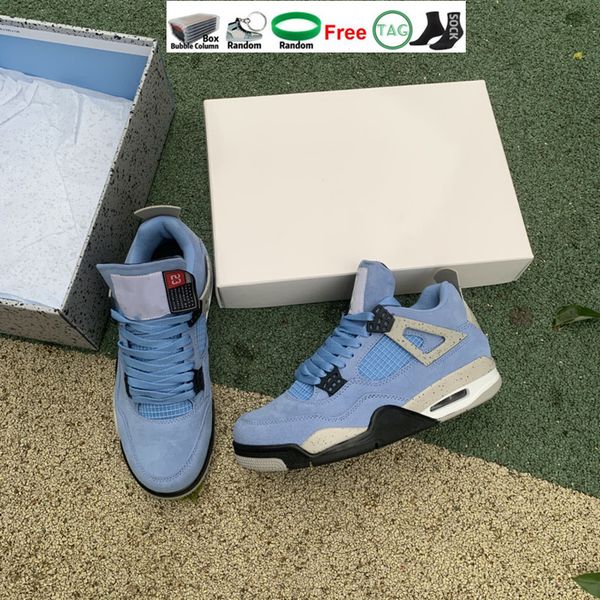 

2021 basketball shoes university blue 4 4s white oreo black cat sail jumpman bred taupe haze neon mens womens trainers sneakers size 13