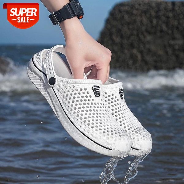 

men slides outdoor sandals home garden comfy clogs beach shoes water shoes women slippers slip-on #jr6d, Black