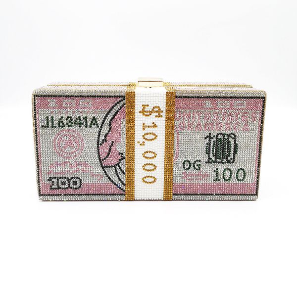 

pink sugao crystal luxury evening bag shoulder bag bling party purse diamond boutique dollars fashion women wedding day clutch bag