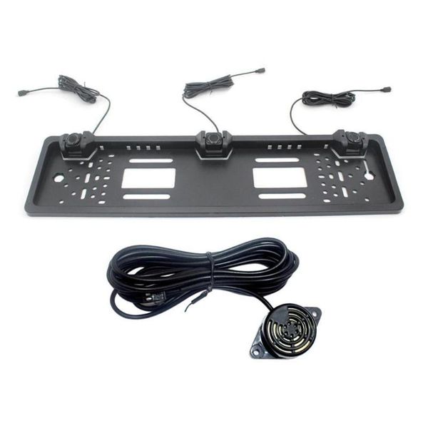 

car rear view cameras& parking sensors eu europe license plate frame sensor kit accessories