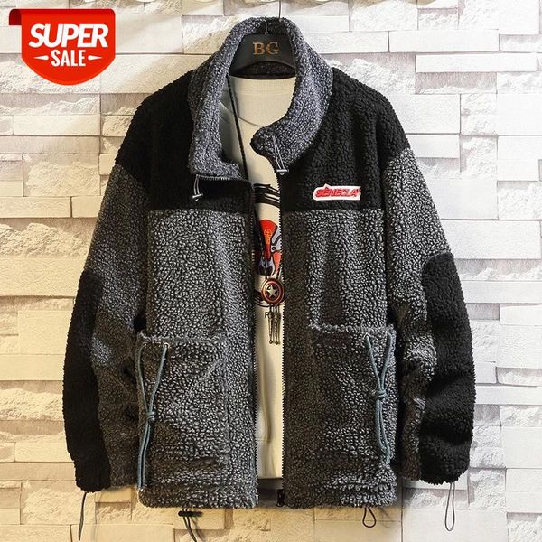 

Casual England Style New 2020 Spring Autumn Cargo Fleece Jacket Men'S Brand Clothes Plus OverSize M-5XL #1k83, Black;brown