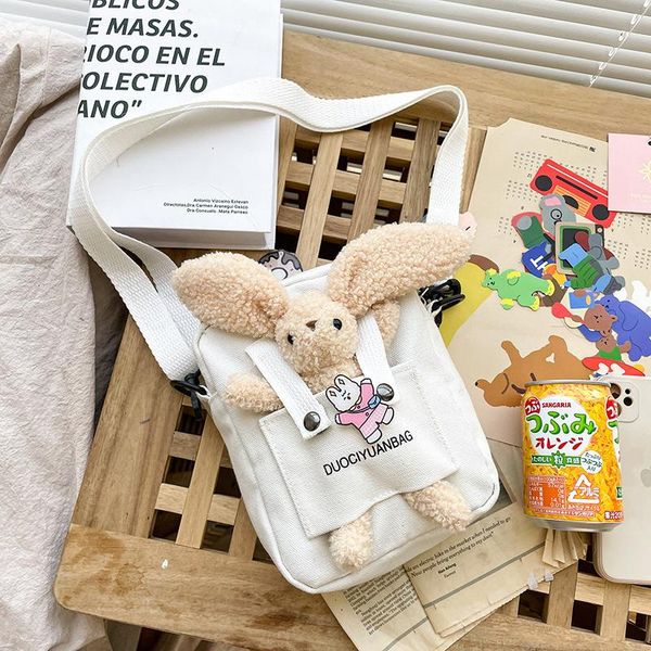 

shoulder bags girl messenger for women 2021 korean chic soft oxford cloths crossbody bag student small square