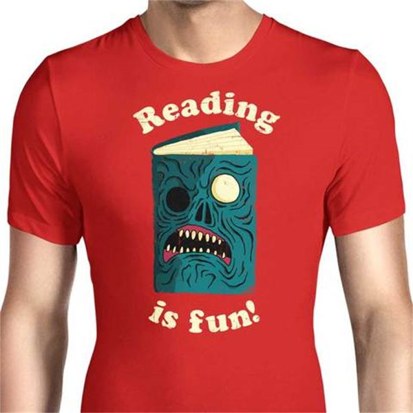 

fashion cartoon face book print pattern round neck short-sleeved t-shirt for men and women, comfortable and loose, White;black
