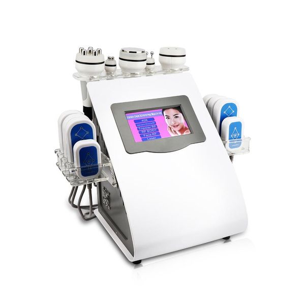 8 pads spa clinica terapia dimagrante macchina sottile liposuction laser riduzione della cellulite ascensore del viso