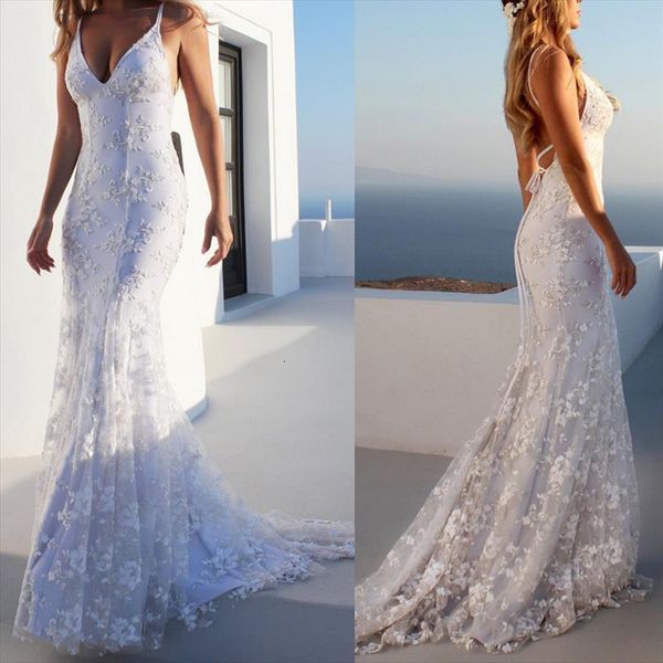 

white wedding strapless womens dress deep v neck lace embroidered floor length long bridesmaid women vestido summer, Black;gray
