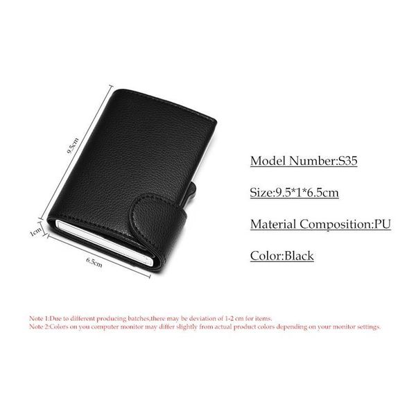 

bycobecy 2020 new rfid card holder blocking metal wallet single box minimalist wallet aluminium card package for men c qylsfe