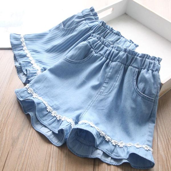 

shorts spring/summer 2021 girls lace denim, Black