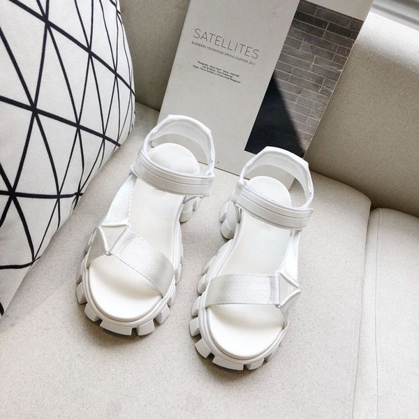 

fashion luxury designer women shoes platform velcro sandals cloudbust thunder sandals summer beach designer outdoor shoes, Black