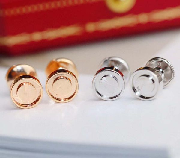

Luxurious quality one line stud earring simple style for girl friend jewelry gift in three colors free shipping PS8633, Golden