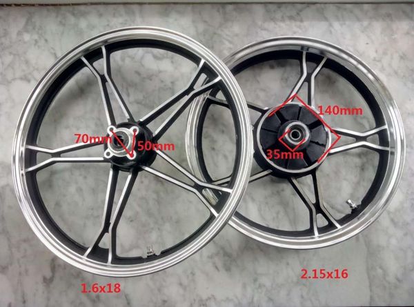 

motorcycle wheels & tires gn125 front 18 rear 16 steel wheel rims