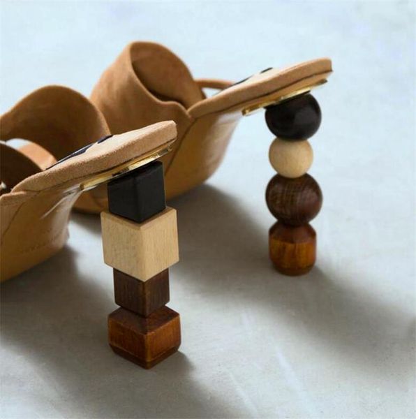 

dress shoes apricot weird high-heeled sandals women summer  cm slippers suede gladiator ladies, Black