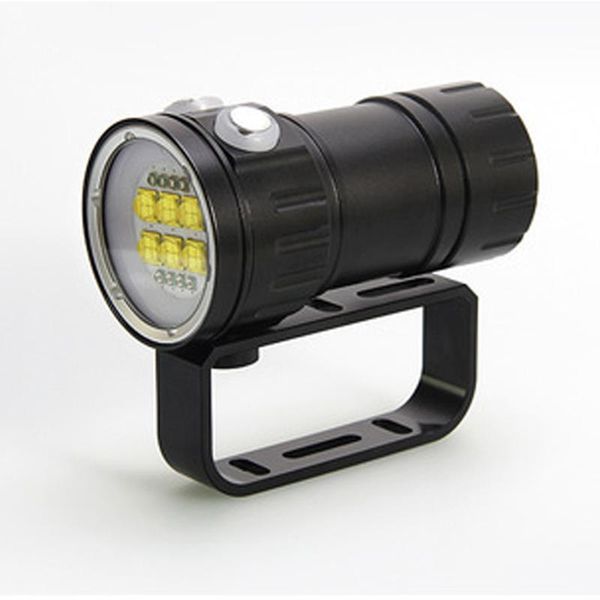 

flash heads 3 light colors underwater video shooting pography diving handheld