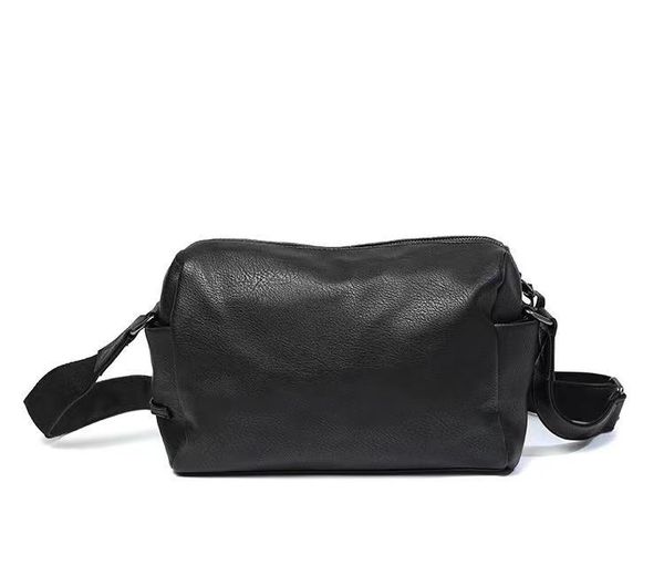 

badenroo fashion mens leather messenger bag simple man straddle bag casual mens shoulder bucket bag travel, Brown;gray