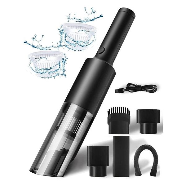 

vacuum cleaners handheld cleaner cordless, 6000pa car vac fast usb rechargeable lightweight wet-dry