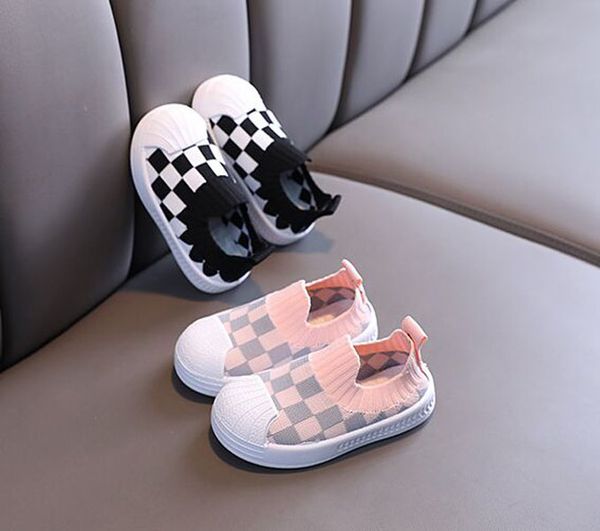 Crianças meninos meninos tênis tênis leves slip-on slipers swoafers