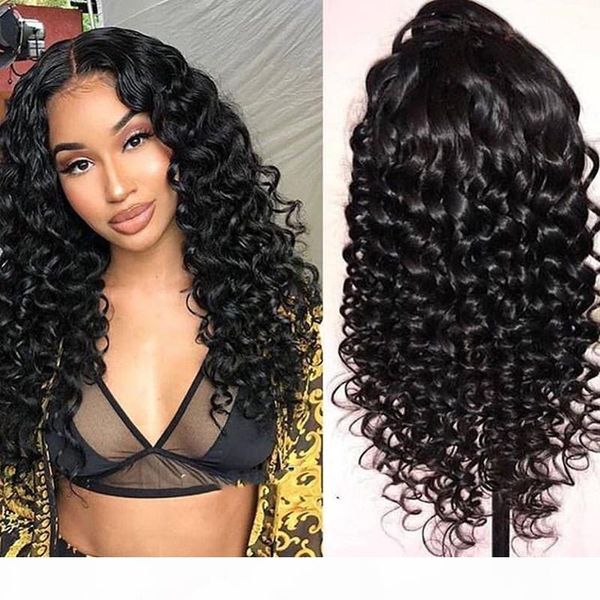

360 lace frontal wig loose curly human hair wig pre plucked with baby hair 13x6 lace front wigs for black women brazilian remy