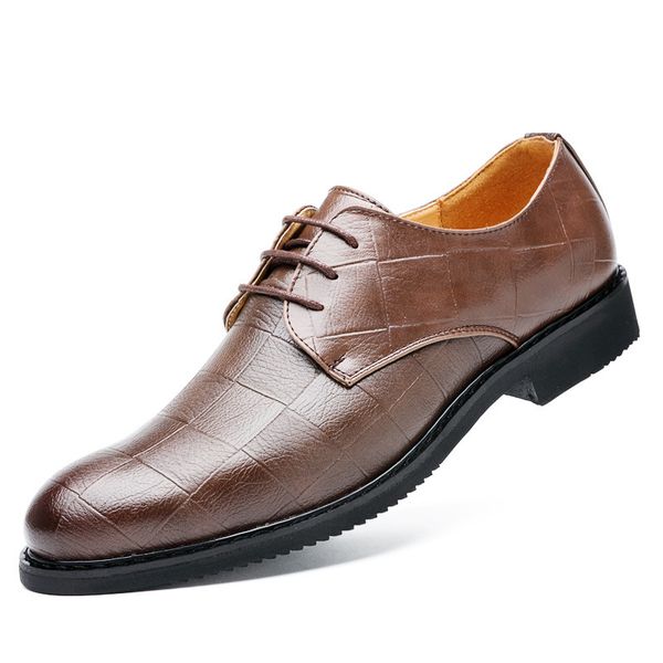 

men formal leather lace oxfords retro fashionable work men's shoes dress ghj789 jg0u, Black