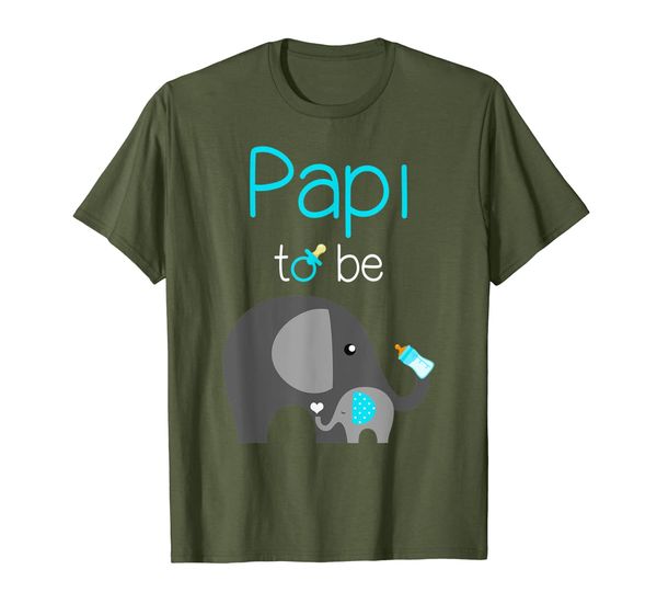

Mens Papi to Be Elephant Baby Shower for Boy Papi Shirt, Mainly pictures
