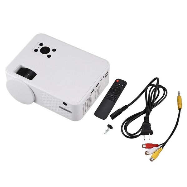 

c9 same sn projector, home portable 720p hd micro-projection led home theater mini projector(us plug)