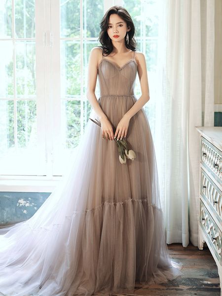 

romantic agaric lace up strapless formal evening dress fashion spaghetti strap backless bandage female pageant party gown, Black;red