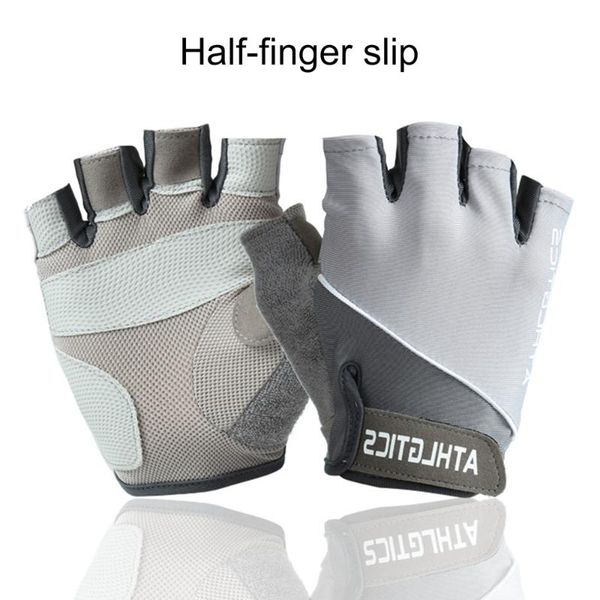 

cycling gloves anti slip breathable half finger bicycle bike outdoor sport sell, Black